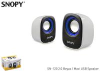 SNOPY SN-120 USB 2.0 BEYAZ/MAVİ USB Speaker